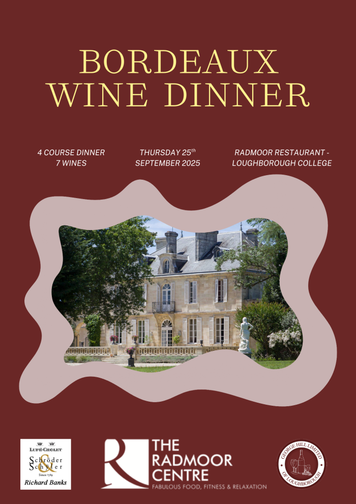 Bordeaux Wine Dinner - 25th September 2025