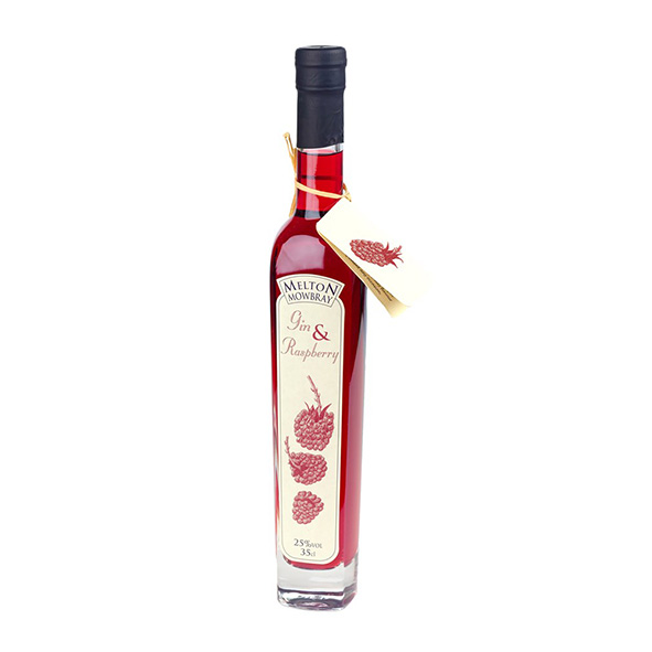 Melton Mowbray Gin and Raspberry Liqueur 35cl 25%